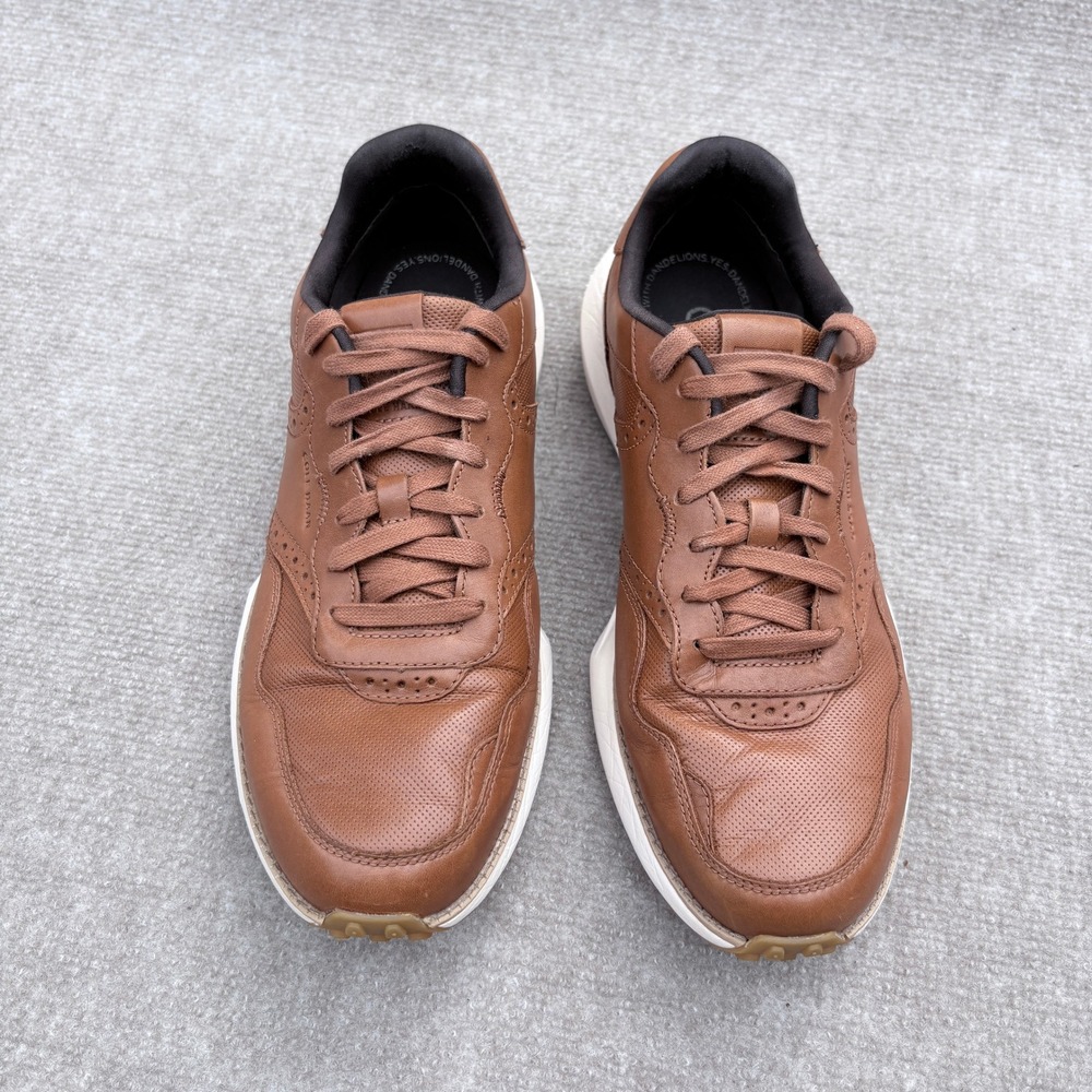 Cole Haan Mens GrandPro Ashland British Tan Leather Sneakers 11M